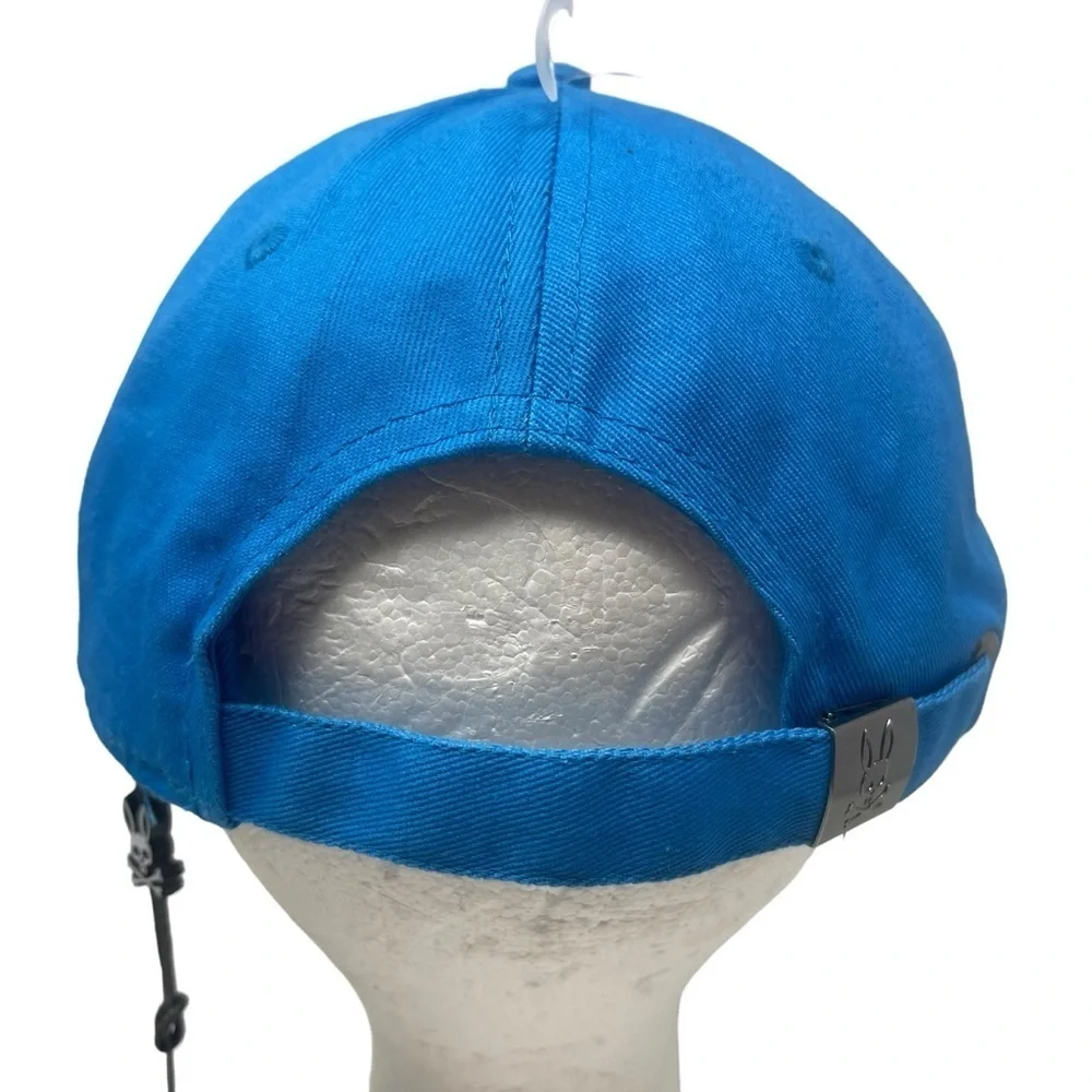 Psycho Bunny Men’s Hindes Trucker Hat Baseball Cap seaport Blue NWT